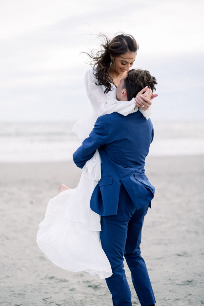 Engagement Session Locations Newport | Ochre Court Engagement Session | Newport RI Wedding Photographer Brianna Graca Weddings | Fine Art Editorial Imagery at Coastal Mansion Wedding Venues