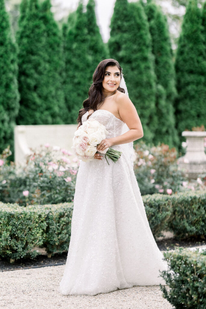Rosecliff Mansion Wedding | Newport RI Wedding Photographer Brianna Graca Weddings | Fine Art Editorial Imagery at Coastal Mansion Wedding Venues