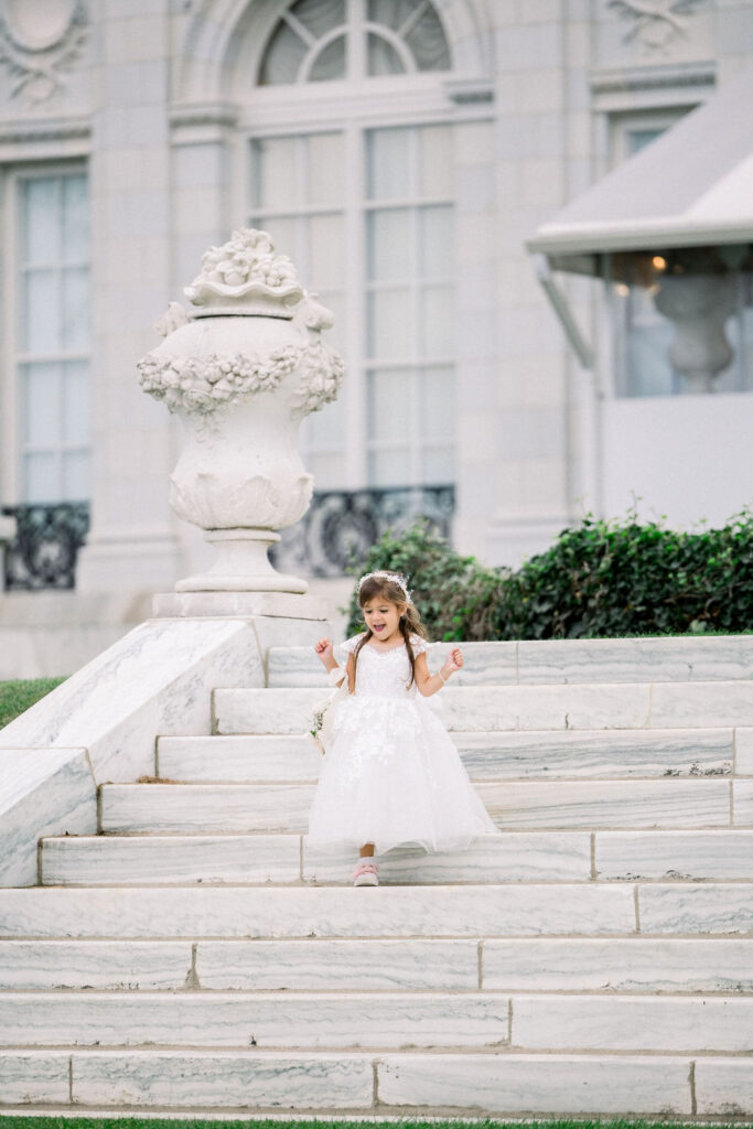Rosecliff Mansion Wedding | Newport RI Wedding Photographer Brianna Graca Weddings | Fine Art Editorial Imagery at Coastal Mansion Wedding Venues