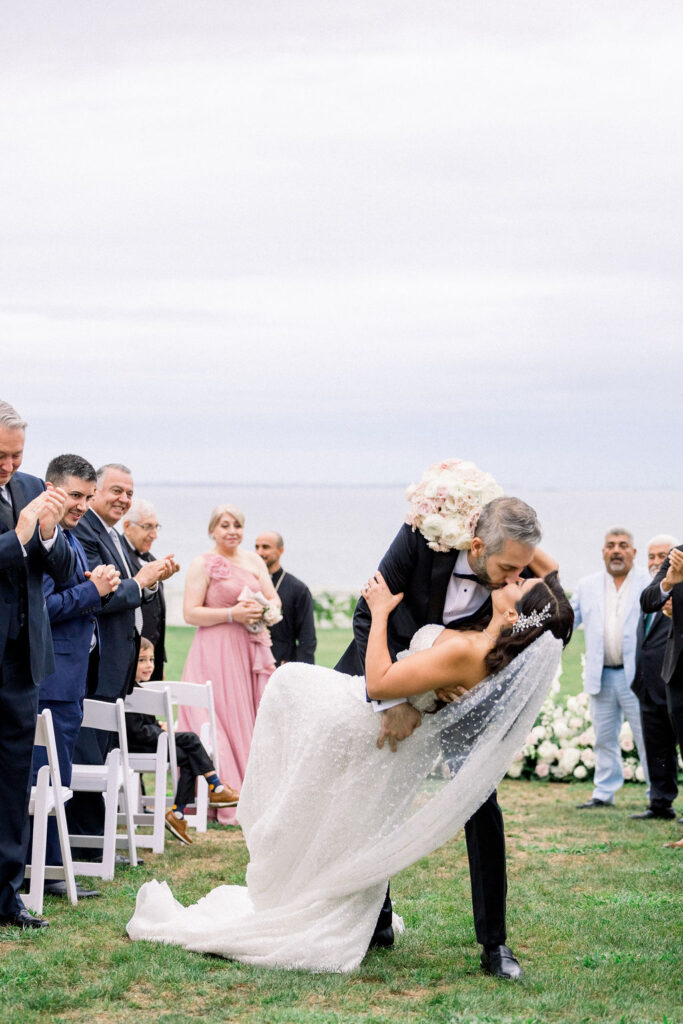Rosecliff Mansion Wedding | Newport RI Wedding Photographer Brianna Graca Weddings | Fine Art Editorial Imagery at Coastal Mansion Wedding Venues
