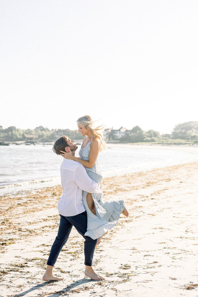 Elms Mansion Newport Engagement Session | Newport RI Wedding Photographer Brianna Graca Weddings | Fine Art Editorial Imagery at Coastal Mansion Wedding Venues