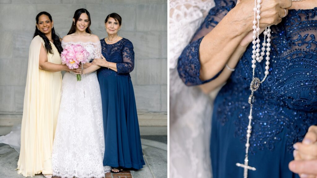 wedding family formals with grandma